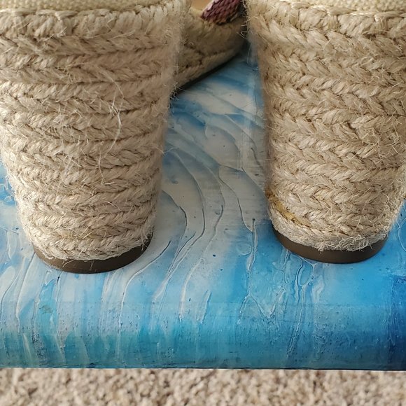 Impo stretch Taedra multicolor Phyton print wedges platform slip on sandals 8.5 - Picture 6 of 12